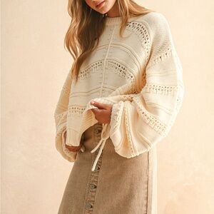 Cream Knit Sweater